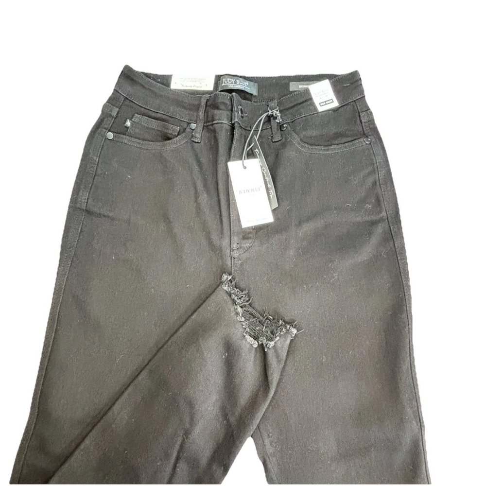 Judy Blue Jeans Women’s 11/30 Black Hight‎ Waist Skinny Fit Tummy Control Top